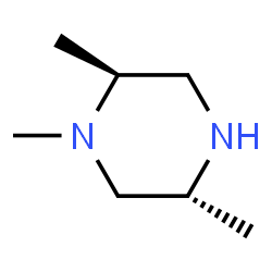 ChemSpider 2D Image | (2S,5R)-1,2,5-Trimethylpiperazine | C7H16N2
