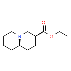 ChemSpider 2D Image | Ethyl (3R,9aR)-octahydro-2H-quinolizine-3-carboxylate | C12H21NO2