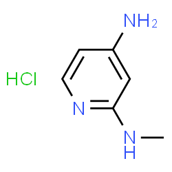 ChemSpider 2D Image | N2-Methylpyridine-2,4-diamine hydrochloride | C6H10ClN3