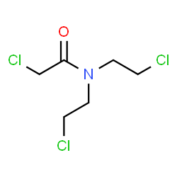 ChemSpider 2D Image | 2-Chloro-N,N-bis(2-chloroethyl)acetamide | C6H10Cl3NO