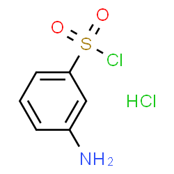 ChemSpider 2D Image | 3-Aminobenzene-1-sulfonyl chloride hydrochloride | C6H7Cl2NO2S