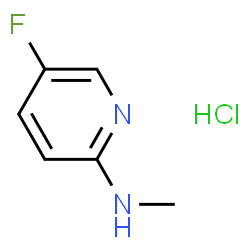 ChemSpider 2D Image | 5-Fluoro-N-methyl-2-pyridinamine hydrochloride (1:1) | C6H8ClFN2