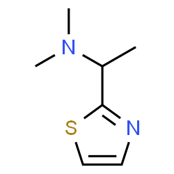 ChemSpider 2D Image | N,N-Dimethyl-1-(thiazol-2-yl)ethanamine | C7H12N2S