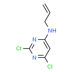 ChemSpider 2D Image | N-allyl-2,6-dichloro-pyrimidin-4-amine | C7H7Cl2N3