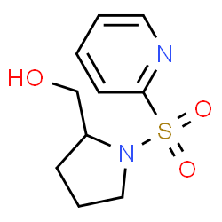 ChemSpider 2D Image | [1-(2-Pyridinylsulfonyl)-2-pyrrolidinyl]methanol | C10H14N2O3S