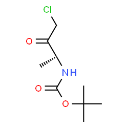 ChemSpider 2D Image | 2-Methyl-2-propanyl [(2S)-4-chloro-3-oxo-2-butanyl]carbamate | C9H16ClNO3