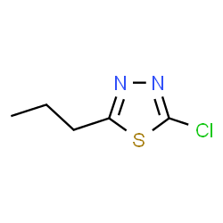 ChemSpider 2D Image | 2-Chloro-5-propyl-1,3,4-thiadiazole | C5H7ClN2S