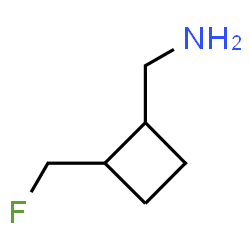 ChemSpider 2D Image | 1-[2-(Fluoromethyl)cyclobutyl]methanamine | C6H12FN