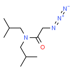 ChemSpider 2D Image | 2-Azido-N,N-diisobutylacetamide | C10H20N4O