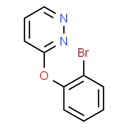 ChemSpider 2D Image | 3-(2-Bromophenoxy)pyridazine | C10H7BrN2O