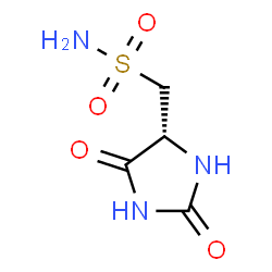 ChemSpider 2D Image | 1-[(4R)-2,5-Dioxo-4-imidazolidinyl]methanesulfonamide | C4H7N3O4S