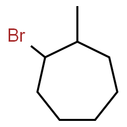 ChemSpider 2D Image | 1-Bromo-2-methylcycloheptane | C8H15Br