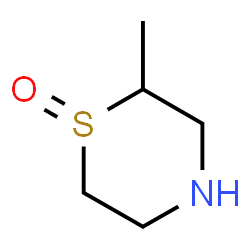 ChemSpider 2D Image | 2-Methylthiomorpholine 1-oxide | C5H11NOS