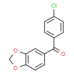 ChemSpider 2D Image | 5-(4-chlorobenzoyl)-1,3-dioxaindane | C14H9ClO3