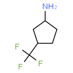 ChemSpider 2D Image | 3-(Trifluoromethyl)cyclopentanamine | C6H10F3N
