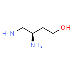 ChemSpider 2D Image | (3R)-3,4-Diamino-1-butanol | C4H12N2O