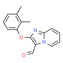 ChemSpider 2D Image | 2-(2,3-Dimethylphenoxy)imidazo[1,2-a]pyridine-3-carbaldehyde | C16H14N2O2