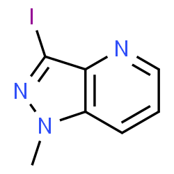 ChemSpider 2D Image | 3-Iodo-1-methyl-1H-pyrazolo[4,3-b]pyridine | C7H6IN3