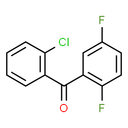 ChemSpider 2D Image | (2-Chlorophenyl)(2,5-difluorophenyl)methanone | C13H7ClF2O