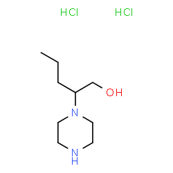 ChemSpider 2D Image | 2-(1-Piperazinyl)-1-pentanol dihydrochloride | C9H22Cl2N2O