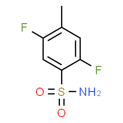 ChemSpider 2D Image | 2,5-Difluoro-4-methylbenzenesulfonamide | C7H7F2NO2S