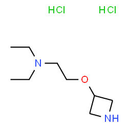 ChemSpider 2D Image | 2-(3-Azetidinyloxy)-N,N-diethylethanamine dihydrochloride | C9H22Cl2N2O