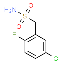 ChemSpider 2D Image | (5-chloro-2-fluorophenyl)methanesulfonamide | C7H7ClFNO2S