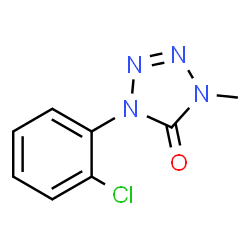 ChemSpider 2D Image | 1-(2-Chlorophenyl)-4-methyl-1,4-dihydro-5H-tetrazol-5-one | C8H7ClN4O