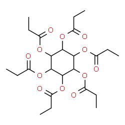 ChemSpider 2D Image | 1,2,3,4,5,6-Cyclohexanehexayl hexapropanoate | C24H36O12