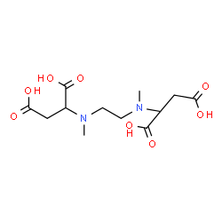 ChemSpider 2D Image | 2,2'-[1,2-Ethanediylbis(methylimino)]disuccinic acid | C12H20N2O8