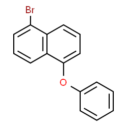ChemSpider 2D Image | 1-Bromo-5-phenoxynaphthalene | C16H11BrO