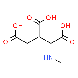 ChemSpider 2D Image | 1-(Methylamino)-1,2,3-propanetricarboxylic acid | C7H11NO6