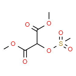 ChemSpider 2D Image | Dimethyl [(methylsulfonyl)oxy]malonate | C6H10O7S