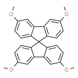 ChemSpider 2D Image | 3,3',6,6'-Tetramethoxy-9,9'-spirobi[fluorene] | C29H24O4