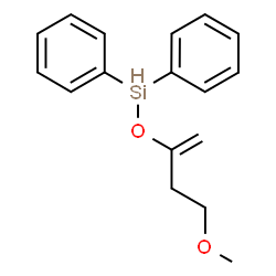 ChemSpider 2D Image | [(4-Methoxy-1-buten-2-yl)oxy](diphenyl)silane | C17H20O2Si