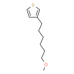 ChemSpider 2D Image | 3-(6-Methoxyhexyl)thiophene | C11H18OS