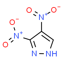 ChemSpider 2D Image | 3,4-Dinitro-1H-pyrazole | C3H2N4O4