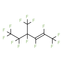 ChemSpider 2D Image | (2E)-1,1,1,2,3,4,5,5,6,6,6-Undecafluoro-4-(trifluoromethyl)-2-hexene | C7F14
