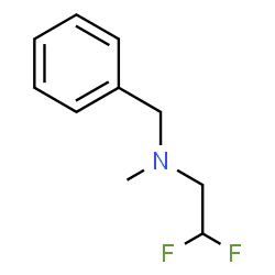 ChemSpider 2D Image | N-Benzyl-2,2-difluoro-N-methylethanamine | C10H13F2N