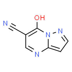 ChemSpider 2D Image | 7-Hydroxypyrazolo[1,5-a]pyrimidine-6-carbonitrile | C7H4N4O