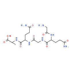 ChemSpider 2D Image | Glycylglutaminylglycylglutaminylalanine | C17H29N7O8