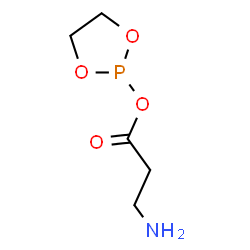 ChemSpider 2D Image | 1,3,2-Dioxaphospholan-2-yl beta-alaninate | C5H10NO4P