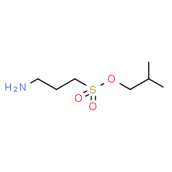 ChemSpider 2D Image | Isobutyl 3-amino-1-propanesulfonate | C7H17NO3S