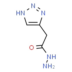 ChemSpider 2D Image | 2-(1,2,3-Triazolyl)acetohydrazide | C4H7N5O