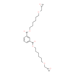 ChemSpider 2D Image | Bis[6-(2-oxiranylmethoxy)hexyl] isophthalate | C26H38O8