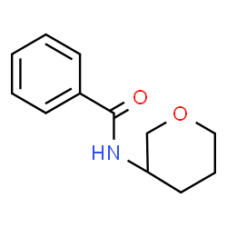 ChemSpider 2D Image | N-(Tetrahydro-2H-pyran-3-yl)benzamide | C12H15NO2