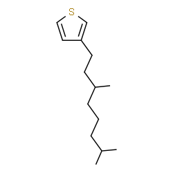 ChemSpider 2D Image | 3-(3,7-Dimethyloctyl)thiophene | C14H24S