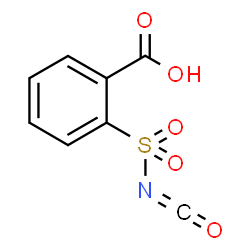 ChemSpider 2D Image | 2-[(Oxomethylene)sulfamoyl]benzoic acid | C8H5NO5S