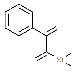 ChemSpider 2D Image | Trimethyl(3-phenyl-1,3-butadien-2-yl)silane | C13H18Si