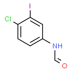 ChemSpider 2D Image | N-(4-Chloro-3-iodophenyl)formamide | C7H5ClINO